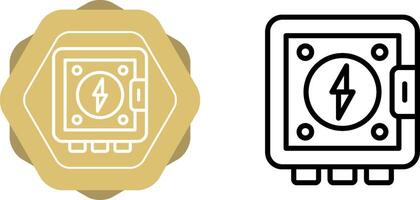 icône de vecteur de panneau électrique