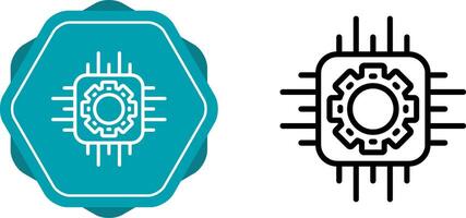 icône de vecteur de processeur