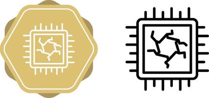 icône de vecteur de processeur