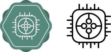 icône de vecteur de processeur