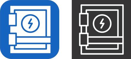 icône de vecteur de panneau électrique