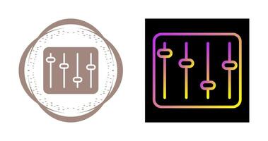icône de vecteur d'égaliseur