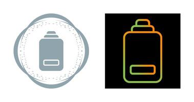 icône de vecteur de batterie faible