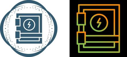 icône de vecteur de panneau électrique