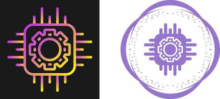 icône de vecteur de processeur