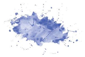 bleu abstrait aquarelle tache texture Contexte vecteur illustration
