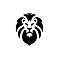 logo conception avec le forme de une Lion tête vecteur