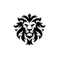 logo conception avec le forme de une Lion tête vecteur