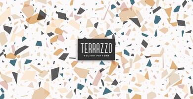 œil contagieux abstrait terrazzo texture Contexte pour plat surface vecteur