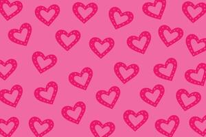 abstrait romantique l'amour cœur modèle pour salutation carte conception vecteur