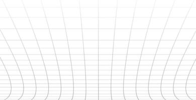 abstrait incurvé la perspective la grille lignes disposition modèle conception vecteur