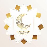 décoratif Ramadan kareem islamique salutation Contexte vecteur