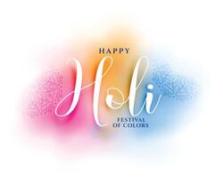 coloré gulaal pour Holi Festival de couleurs salutation vecteur