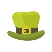 st patrick's jour, vert chapeau . vecteur illustration sur blanc Contexte pour carte postale, T-shirt, autocollant,