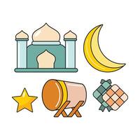 Ramadan kareem élément vecteur conception
