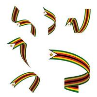 Zimbabwe élément indépendance journée illustration conception vecteur