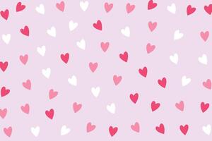 romantique l'amour cœur modèle pour valentines emballage papier impression vecteur