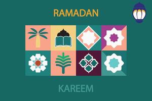 Ramadan kareem, islamique salutation carte modèle avec Ramadan pour fond d'écran conception, affiche, médias bannière. vecteur