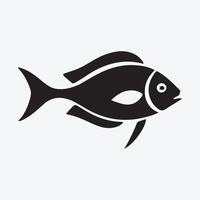 poisson icône animal logo vecteur