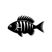 vecteur aquarium poisson silhouette illustration