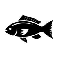 vecteur aquarium poisson silhouette illustration