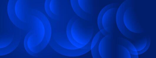 abstrait bleu cercles Contexte vecteur