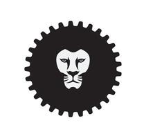 Lion logo, Royal Roi animal, vecteur illustration icône