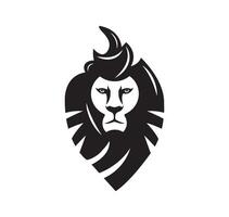 Lion logo, Royal Roi animal, vecteur illustration icône