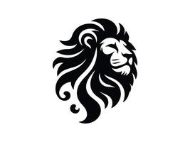 Lion logo conception vecteur modèle. Lion tête logo conception icône vecteur illustration
