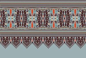 pixel traverser point traditionnel ethnique modèle paisley fleur ikat Contexte abstrait aztèque africain indonésien Indien sans couture modèle pour en tissu impression tissu robe tapis rideaux et sarong vecteur