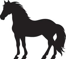 cheval silhouette vecteur illustration blanc Contexte