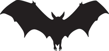 chauve souris silhouette vecteur illustration blanc Contexte