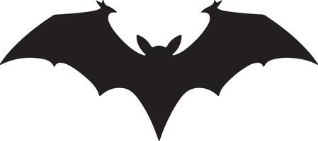 chauve souris silhouette vecteur illustration blanc Contexte