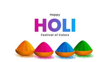 abstrait coloré content journée Contexte conception pour Indien Festival de couleurs fête. vecteur illustration