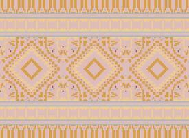 pixel traverser point traditionnel ethnique modèle paisley fleur ikat Contexte abstrait aztèque africain indonésien Indien sans couture modèle pour en tissu impression tissu robe tapis rideaux et sarong vecteur