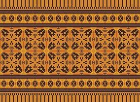 traverser point traditionnel ethnique modèle paisley fleur ikat Contexte abstrait aztèque africain indonésien Indien sans couture modèle pour en tissu impression tissu robe tapis rideaux et sarong vecteur