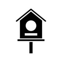 oiseau maison icône vecteur conception modèle dans blanc Contexte