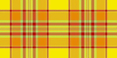 à motifs tartan Contexte transparent, modèle textile en tissu vérifier. luxueux vecteur plaid texture modèle dans radioactif et ambre couleurs.