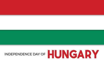 content Hongrie indépendance journée fête sur 15e mars. nationale vacances journée de Hongrie agitant drapeaux. vecteur modèle pour bannière, salutation carte, affiche avec arrière-plans. vecteur illustration.