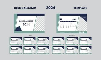 bureau calendrier modèle conception vecteur