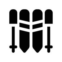 la glace ski icône. vecteur glyphe icône pour votre site Internet, mobile, présentation, et logo conception.