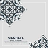 fond plat arabesque mandala vecteur