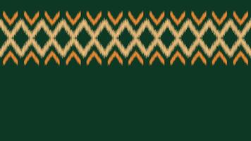traditionnel ethnique ikat motif en tissu modèle géométrique style.africain ikat broderie ethnique Oriental modèle vert Contexte fond d'écran. résumé, vecteur, illustration.texture, cadre, décoration. vecteur