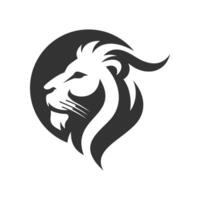 modèle de logo de tête de roi lion, logo fort de lion design élégant royal premium doré vecteur
