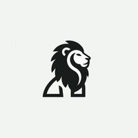 logo de mascotte tête de lion vecteur