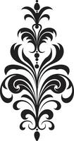élégant subtilités logo filigrane emblème intemporel beauté ancien filigrane conception vecteur