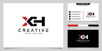initiale lettre xh logo conception vecteur modèle. Créatif xh logo conception