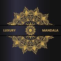 conception de mandala de luxe vecteur
