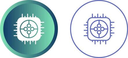 icône de vecteur de processeur