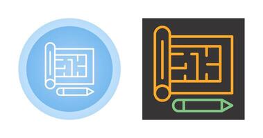 icône de vecteur de plan directeur